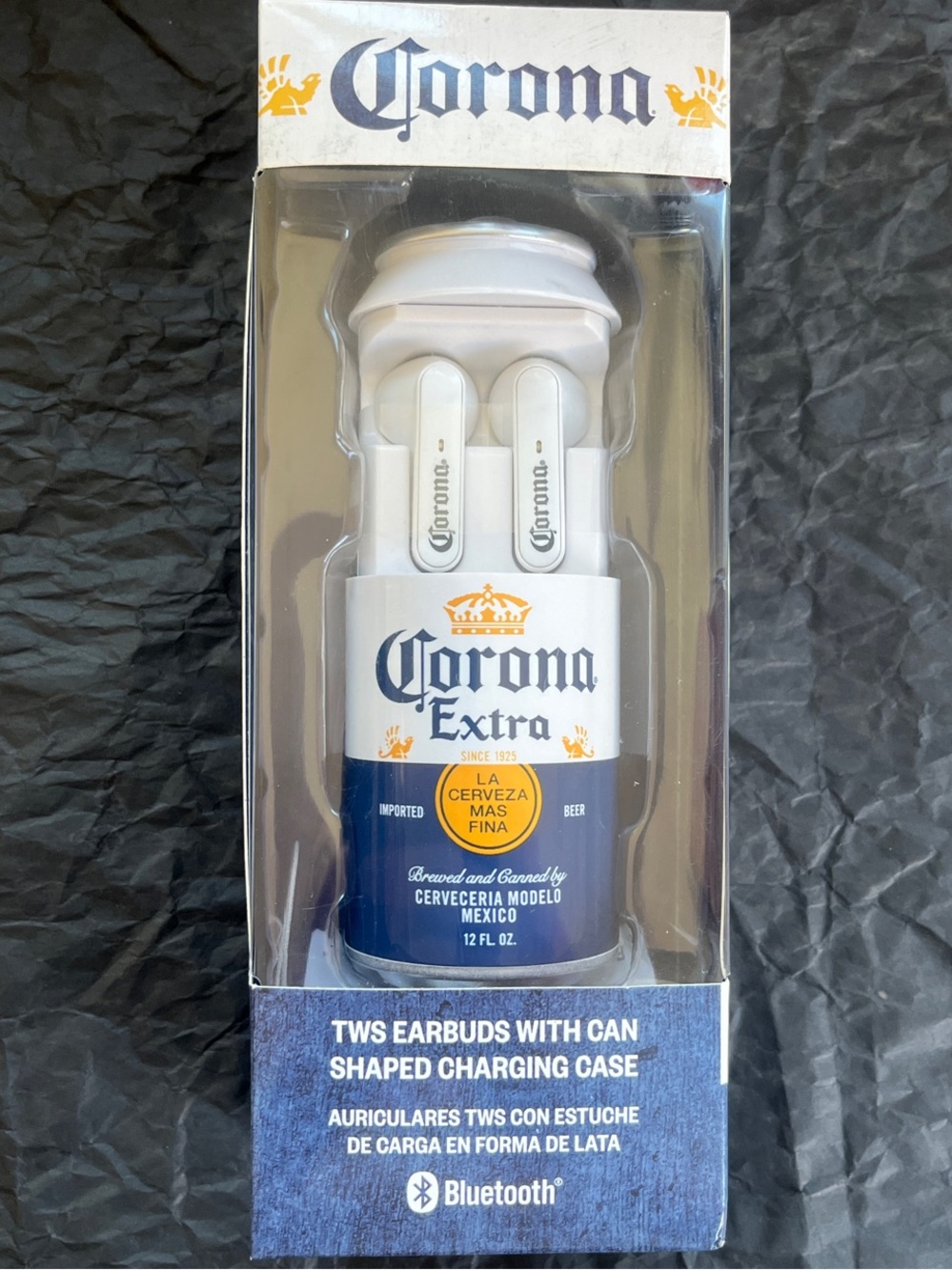 Corona Extra True Wireless Earbuds w/ Can Shaped Charging Case NIB